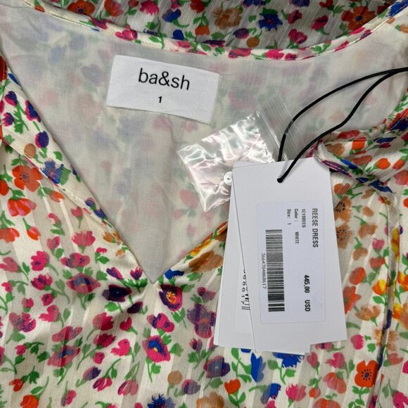 NWT Anthropologie BA&SH Reese Midi Floral Dress Small Size 6 boho fall - Picture 7 of 9